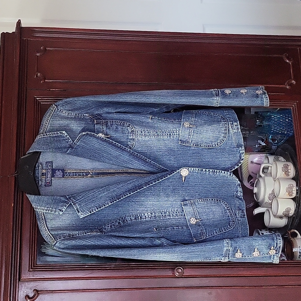 Ladies denim Taylor jacket